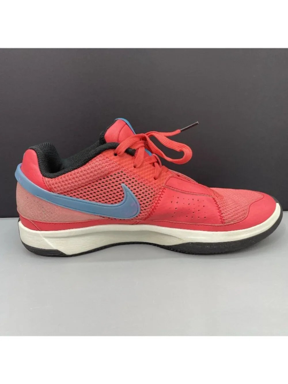 Nike Ja 1 Sneakers Shoes Training Basketball Fuel Ember Glow Red Mens 10